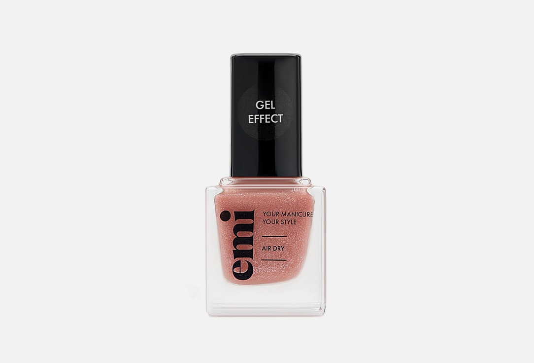 Ультрастойкий лак для ногтей Emi Gel Effect 161 Pink brut