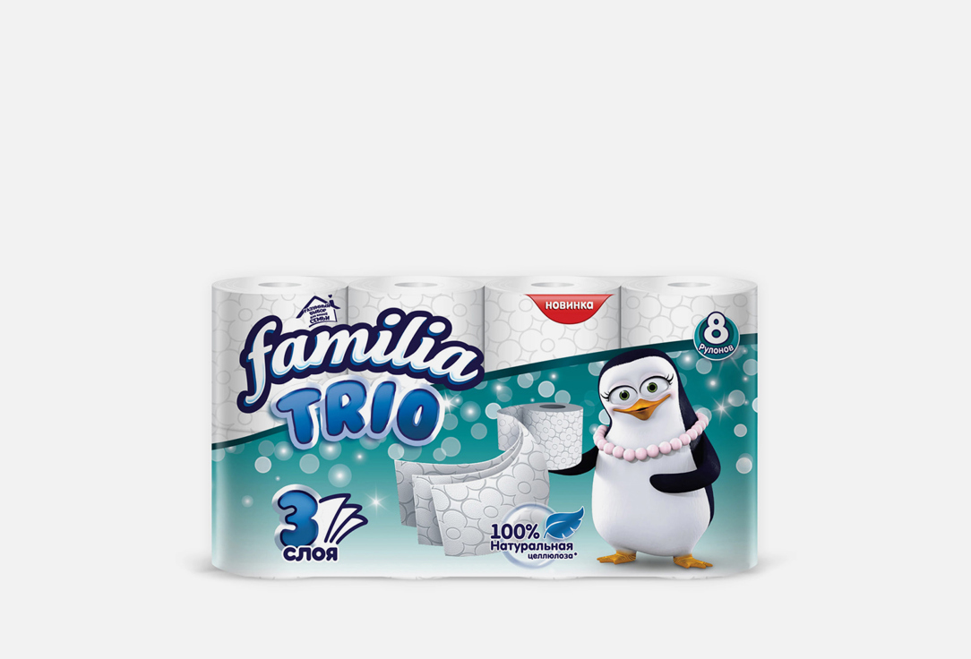 Изображение товара Туалетная бумага Familia Trio