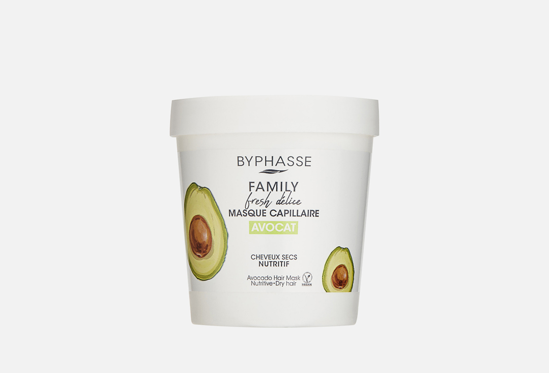 BYPHASSE Маска д/волос Family Fresh Delice Авокадо 250мл