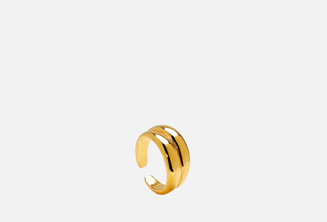 Кольцо MARISOFI DOULE G 1 шт issue 2 золотистое кольцо in bloom из гематита