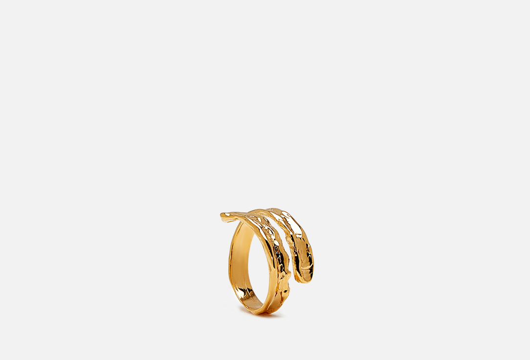 Кольцо MARISOFI Odare 1 шт aqua золотистое скульптурное кольцо