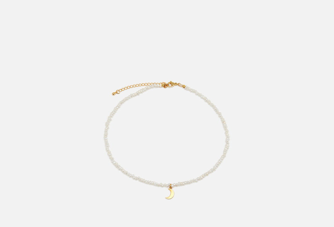 Изображение товара Чокер MARISOFI из жемчуга с подвеской полумесяц зол 2024