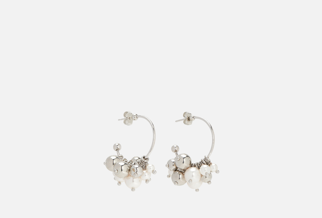 Изображение товара Серьги IYA The Brand BERTA с жемчугом и покрытием родием для женщин