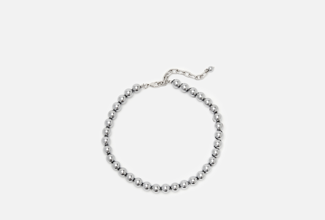 Изображение товара Массивный женский чокер из гематита от STEFFA с покрытием родием