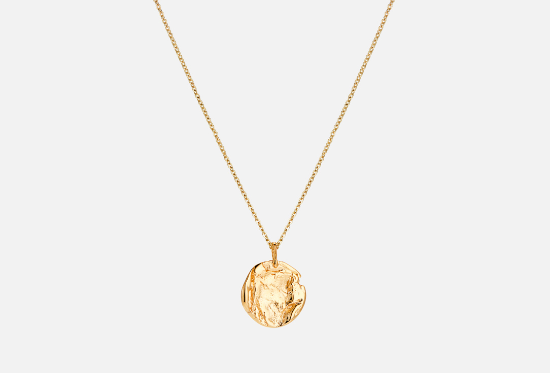 Позолоченный медальон RINGSTONE Gold-plated medallion big circle 1 шт кавказский рог большой чеканка медальон