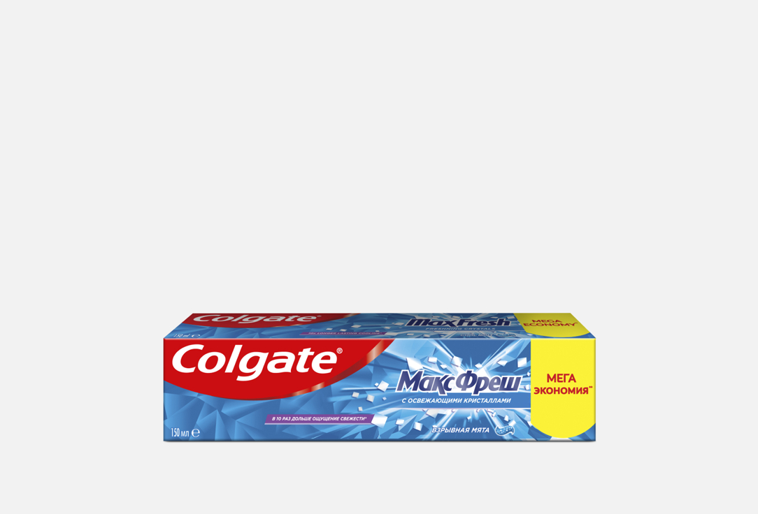 Зубная паста COLGATE Макс фреш, взрывная мята 1 шт colgate зубная паста макс фреш нежная мята 100мл 2шт