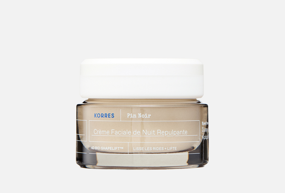 

Ночной крем для лица KORRES, BLACK PINE 4D BioShapeLift Plump-up Sleeping Facial 40 мл