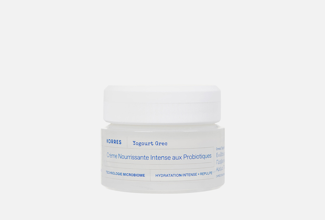 Крем для сухой кожи KORRES Greek Yoghurt Nourishing Probiotic Intense-Cream 40 мл