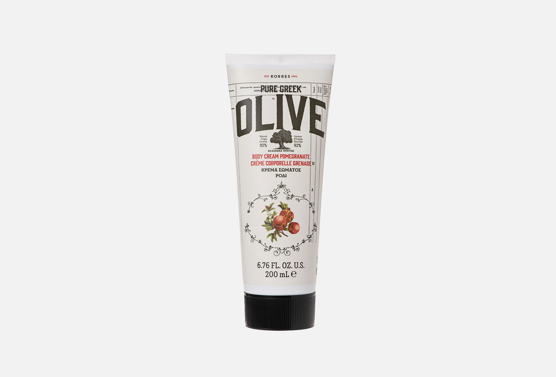 Крем для тела с гранатом KORRES Olive&Pomegranate Body Cream 200 мл крем для тела korres olive
