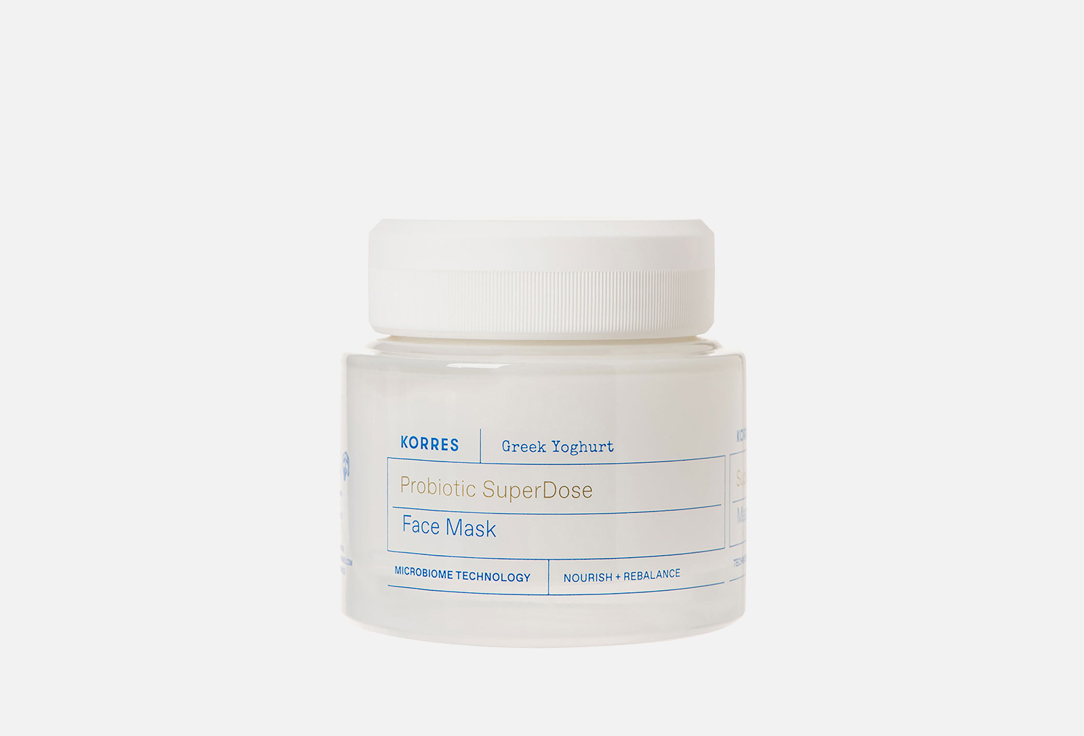 цена Маска для лица KORRES Greek Yoghurt Probiotic Superdose Face Mask 100 мл