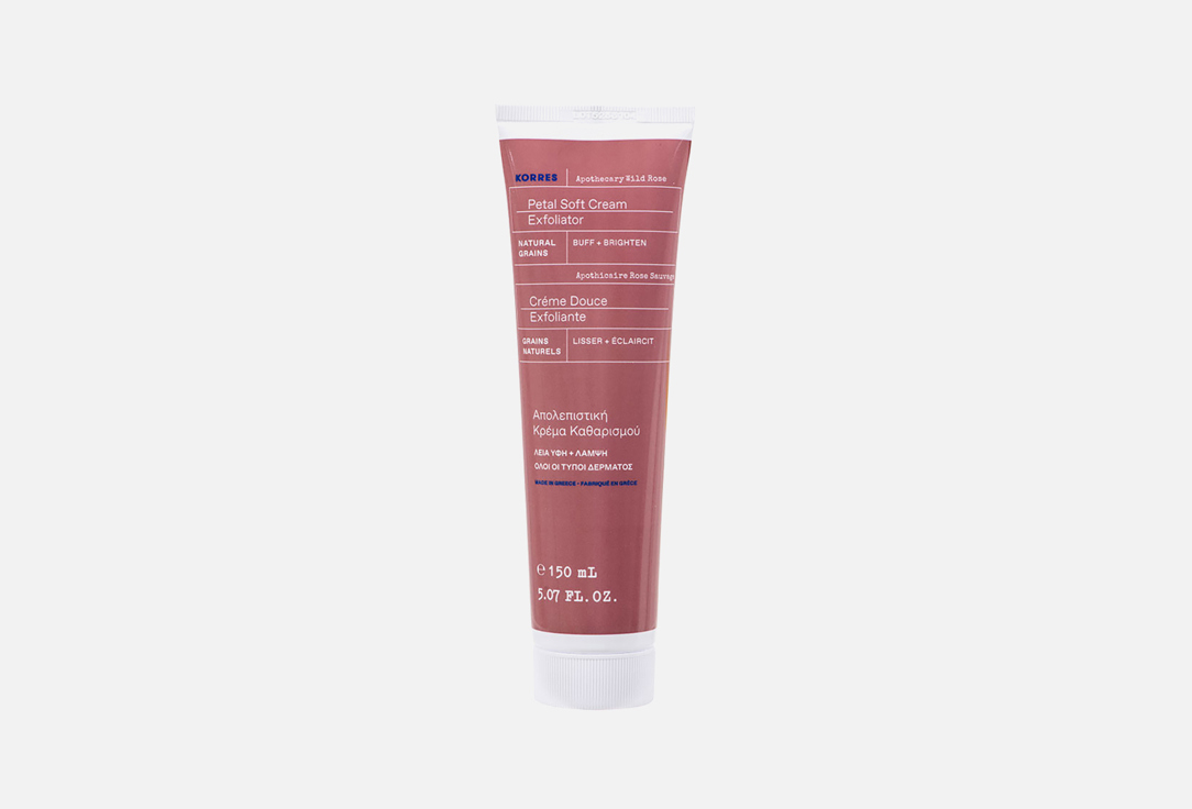 Изображение товара Мягкий эксфолиант Korres Wild Rose Petal Soft Cream Exfoliator 150 мл