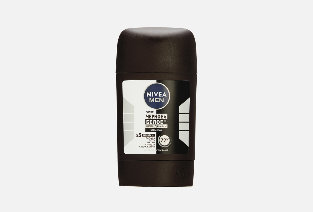 Изображение товара Дезодорант-антиперспирант стик NIVEA Black and White Invisible Original Men