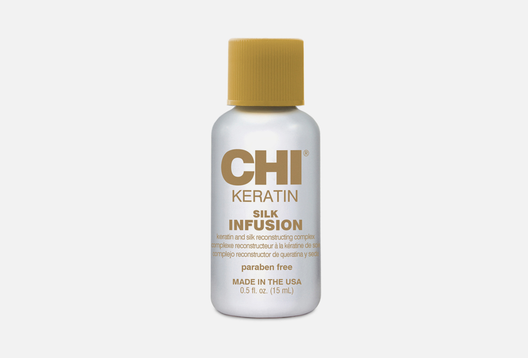 Жидкий шелк для волос CHI Keratin 15 мл жидкий шелк chi infra silk infusion 177 мл