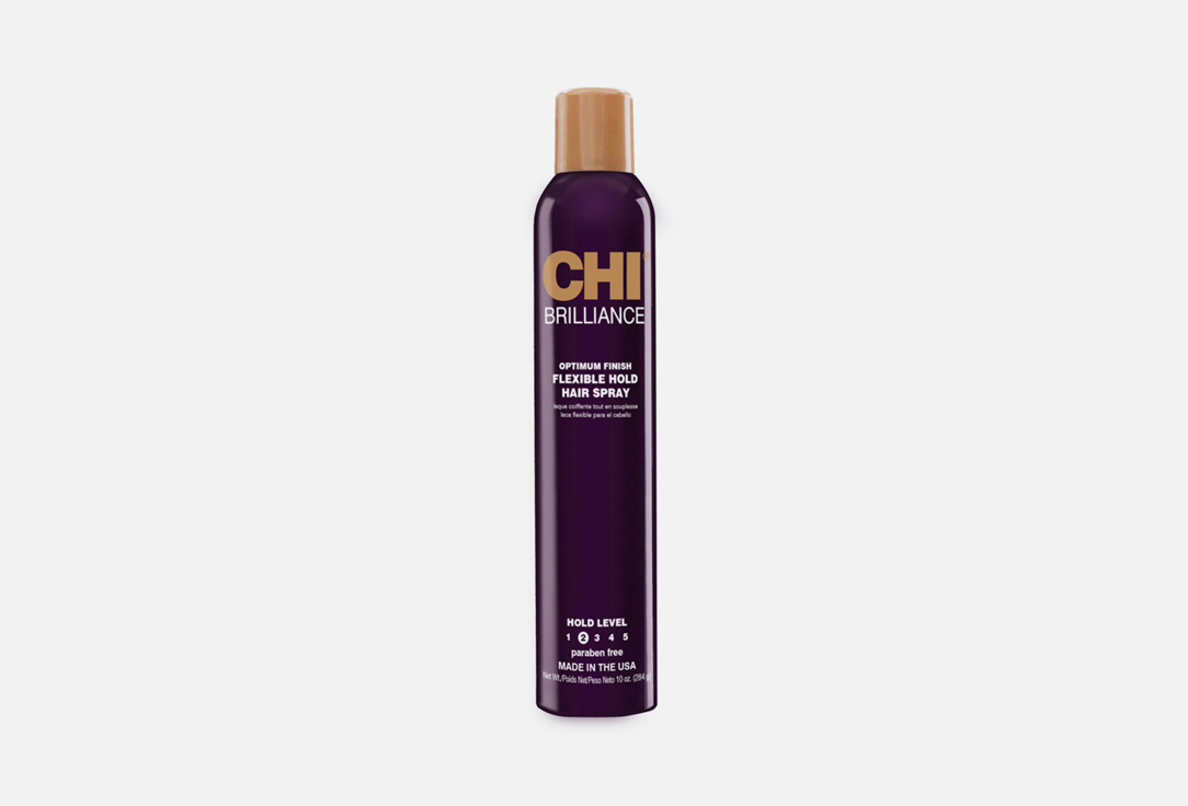 Лак для волос эластичной фиксации CHI Deep Brilliance 284 г крем для волос разглаживающий chi deep brilliance smooth edge high shine