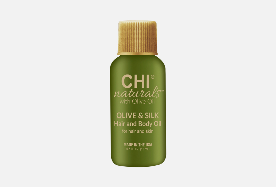 Масло для волос CHI Olive&Silk 15 мл несмываемый уход chi средство для волос восстанавливающее silk infusion silk reconstructing complex