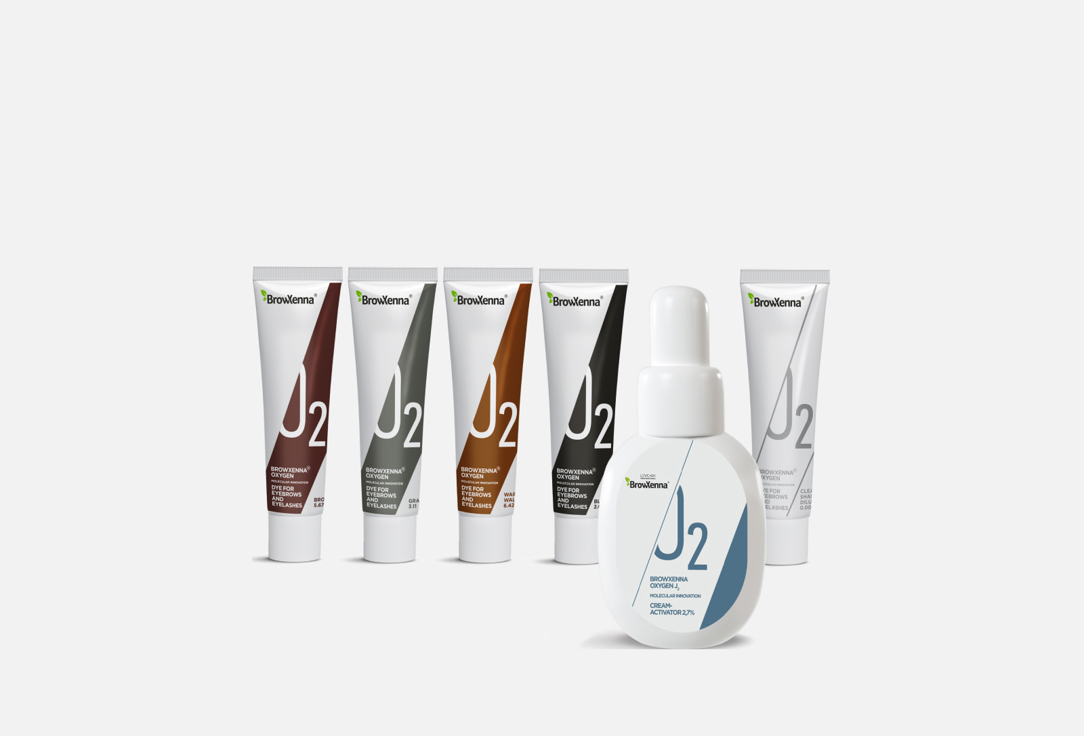 Изображение товара Набор для окрашивания для бровей и ресниц BrowXenna OXYGEN J2
