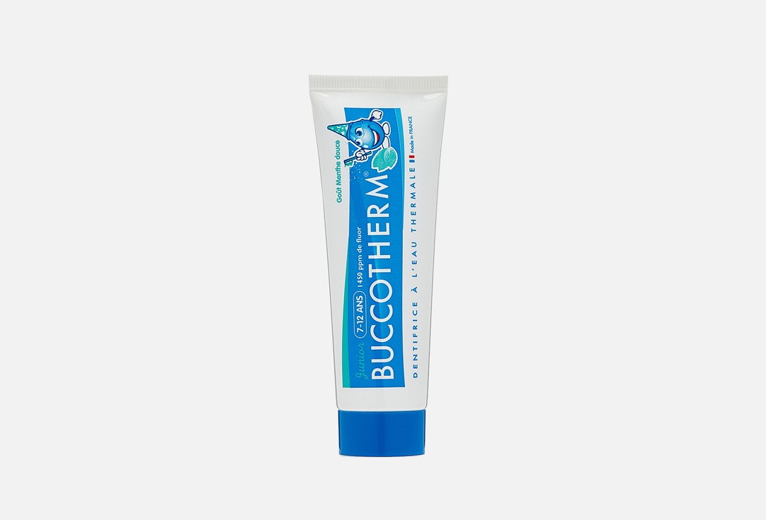 Зубная паста для детей BUCCOTHERM Мята с термальной родниковой водой 50 мл зубная паста buccotherm tooth decay prevention 75 мл