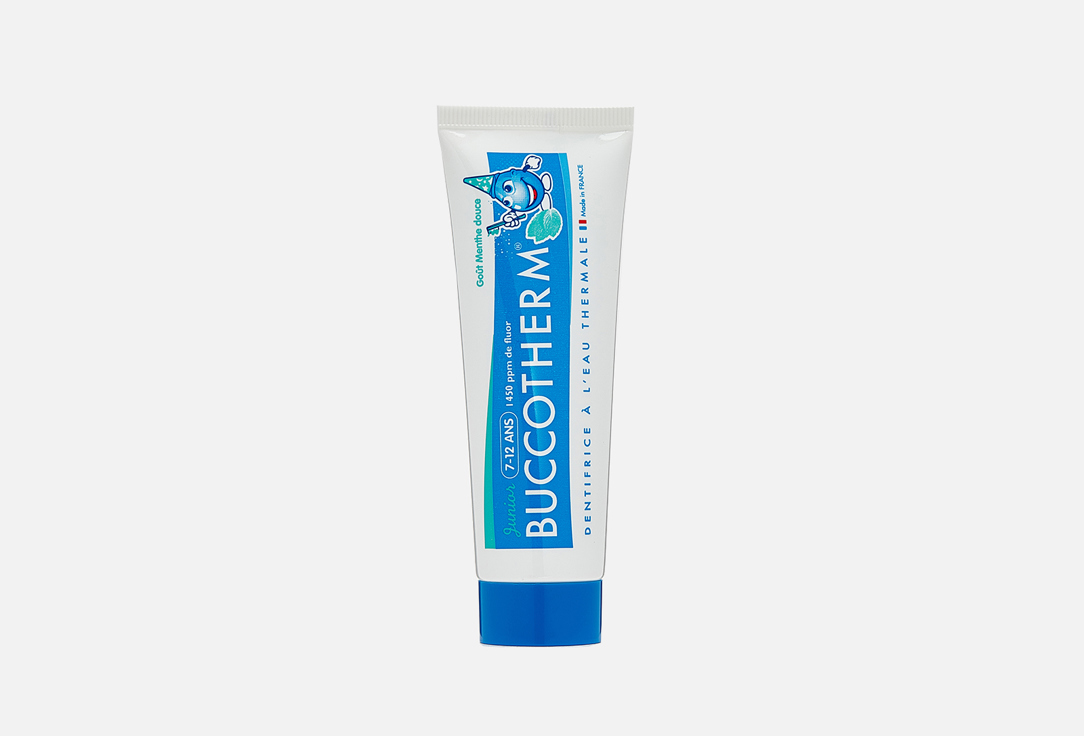 Зубная паста для детей BUCCOTHERM Мята с термальной родниковой водой 50 мл жевательная резинка buccotherm с термальной водой