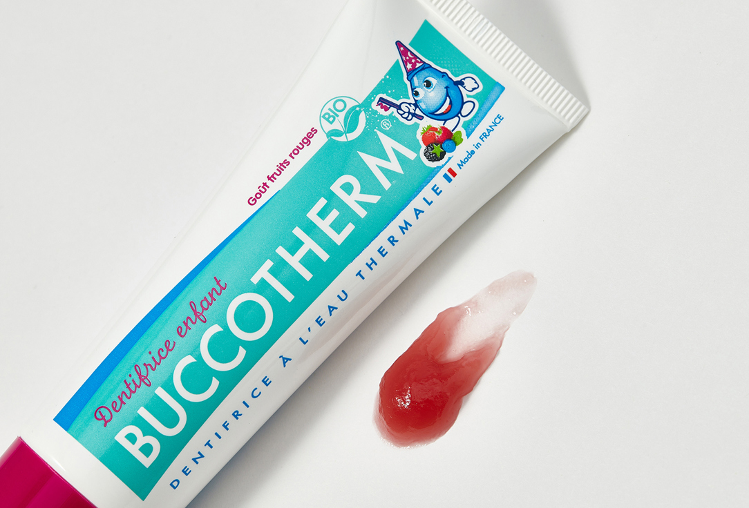 Зубная паста для детей BUCCOTHERM лесные ягоды с термальной родниковой водой 