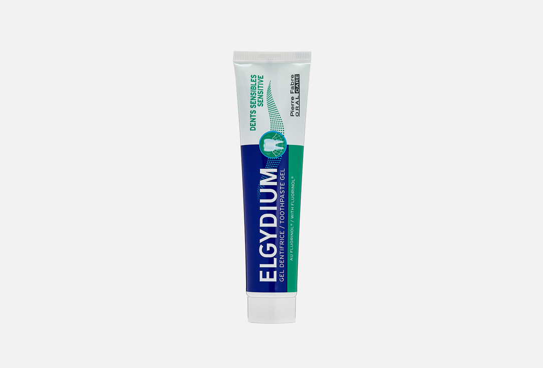 Зубная паста ELGYDIUM Pierre Fabre Elgydium Sensitive 75 мл elgydium зубная паста гель с ароматом клубники для детей от 3 до 6 лет 50 мл elgydium