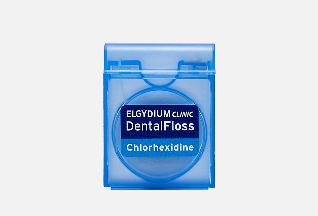 Зубная нить ELGYDIUM Pierre Fabre Elgydium Whitening 50м 1 шт lozenges orofar plus mint chlorhexidine 2mg x 24pcs