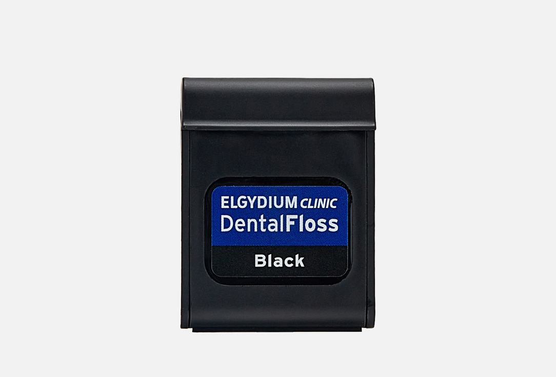 Зубная нить Elgydium Pierre Fabre Elgydium Clinic DentalFloss Black 50м 