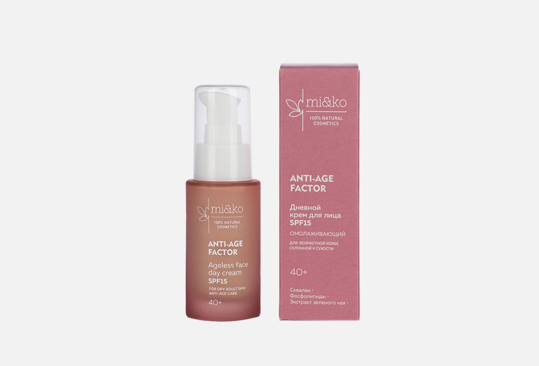 дневной крем для лица SPF15 MIKO Ageless Face Day Cream 30 мл