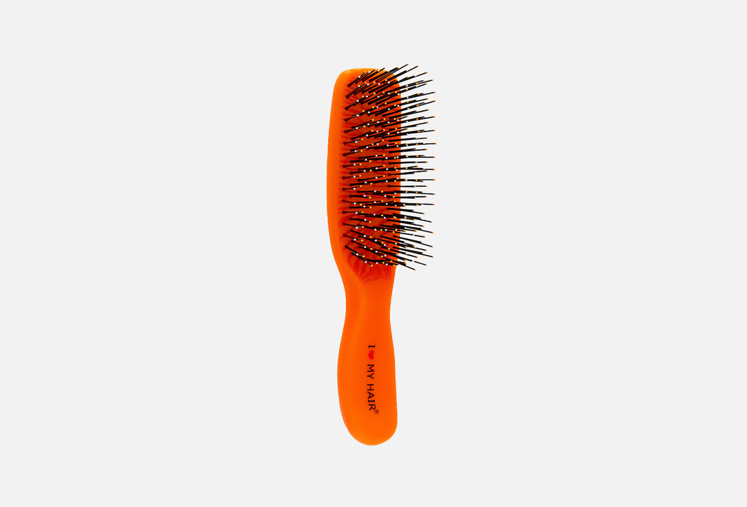 Щетка для волос I LOVE MY HAIR ILMH Spider Classic 1503 оранжевая глянцевая S 1 шт