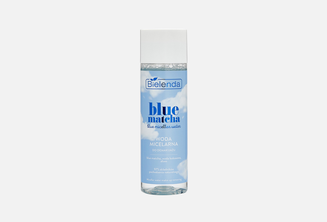 Мицеллярная вода для снятия макияжа BIELENDA BLUE MATCHA 200 мл балансирующая крем пенка для лица bielenda blue matcha 50 мл