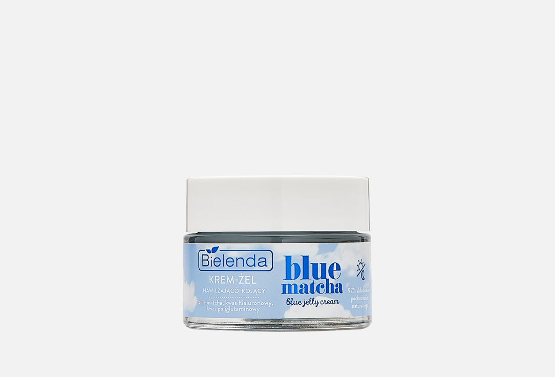 Увлажняющий крем-гель для лица BIELENDA BLUE MATCHA 50 мл балансирующая крем пенка для лица bielenda blue matcha 50 мл