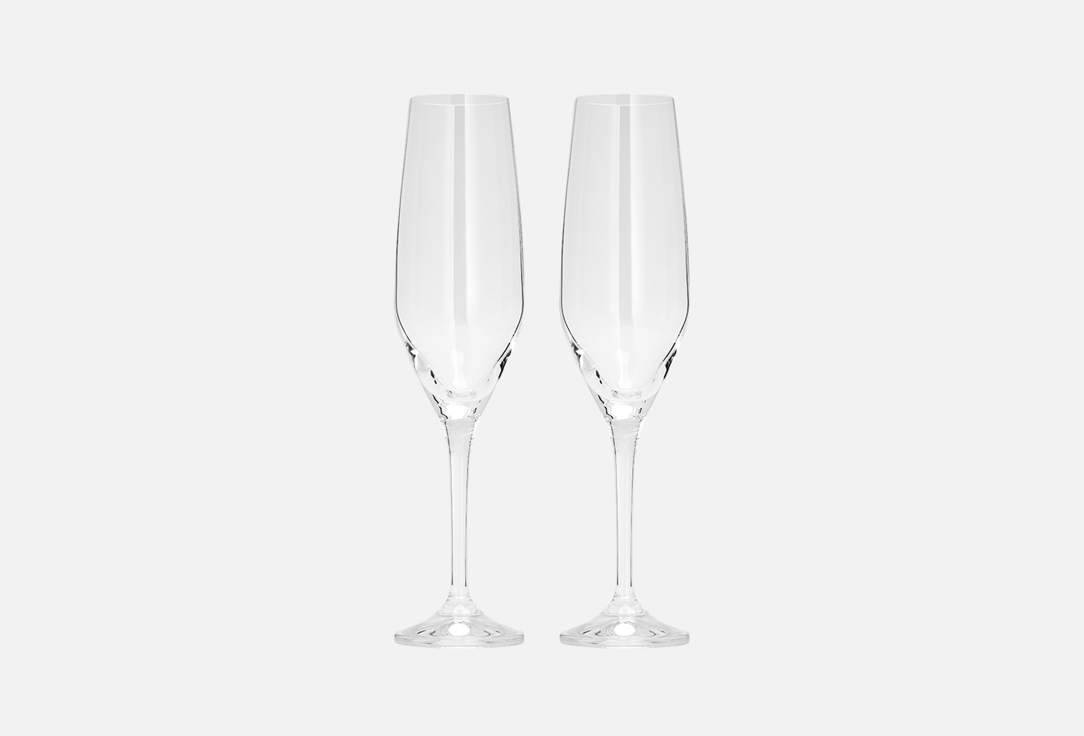 Изображение товара Набор бокалов для шампанского Crystalex Аморосо, 200 мл