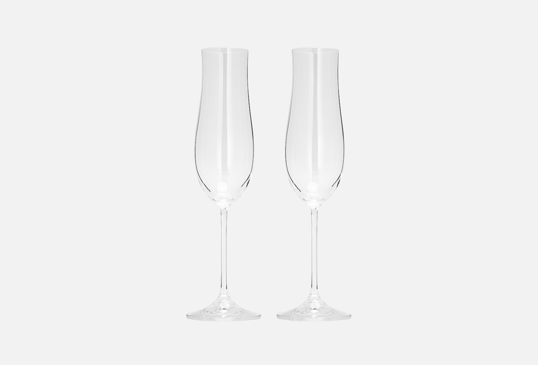 Набор бокалов для шампанского CRYSTALEX Аттимо, 180 мл 2 шт цена и фото