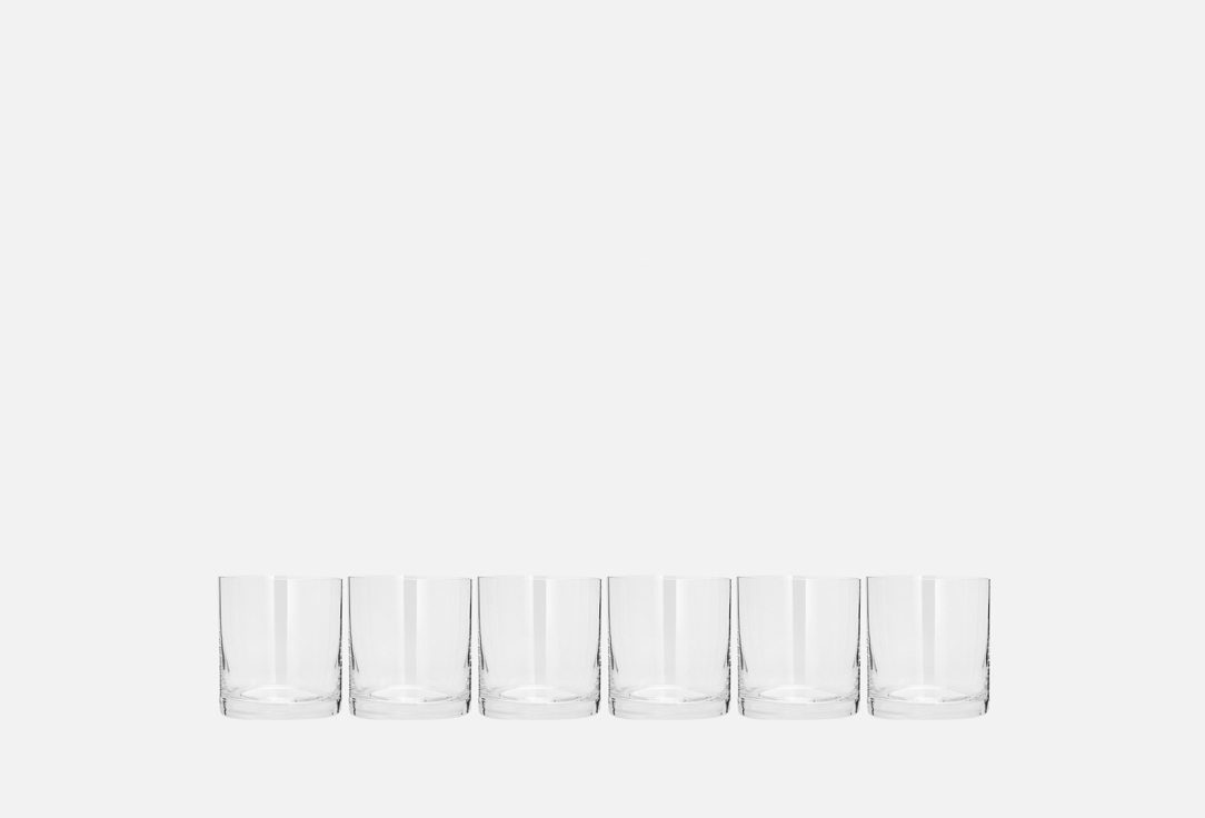 Набор стаканов для виски CRYSTALEX Барлайн, 280 мл 6 шт набор стопок crystalex барлайн трио без декора 6шт 60мл стекло