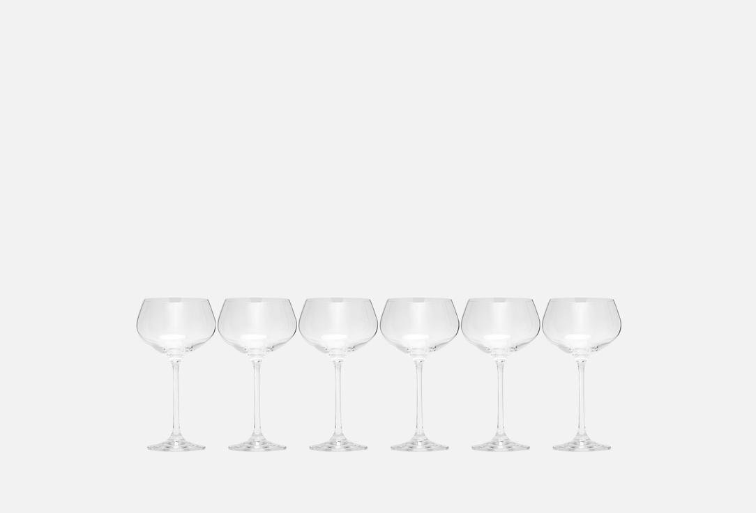Набор бокалов для вина CRYSTALEX Меган, 330 мл 6 шт набор бокалов для шампанского crystalex меган 230 мл 6 шт