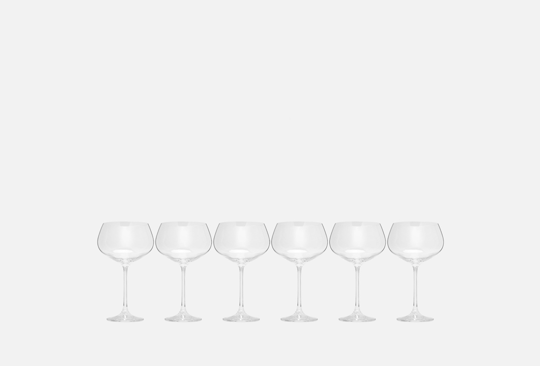 цена Набор бокалов для вина CRYSTALEX Меган, 500 мл 6 шт