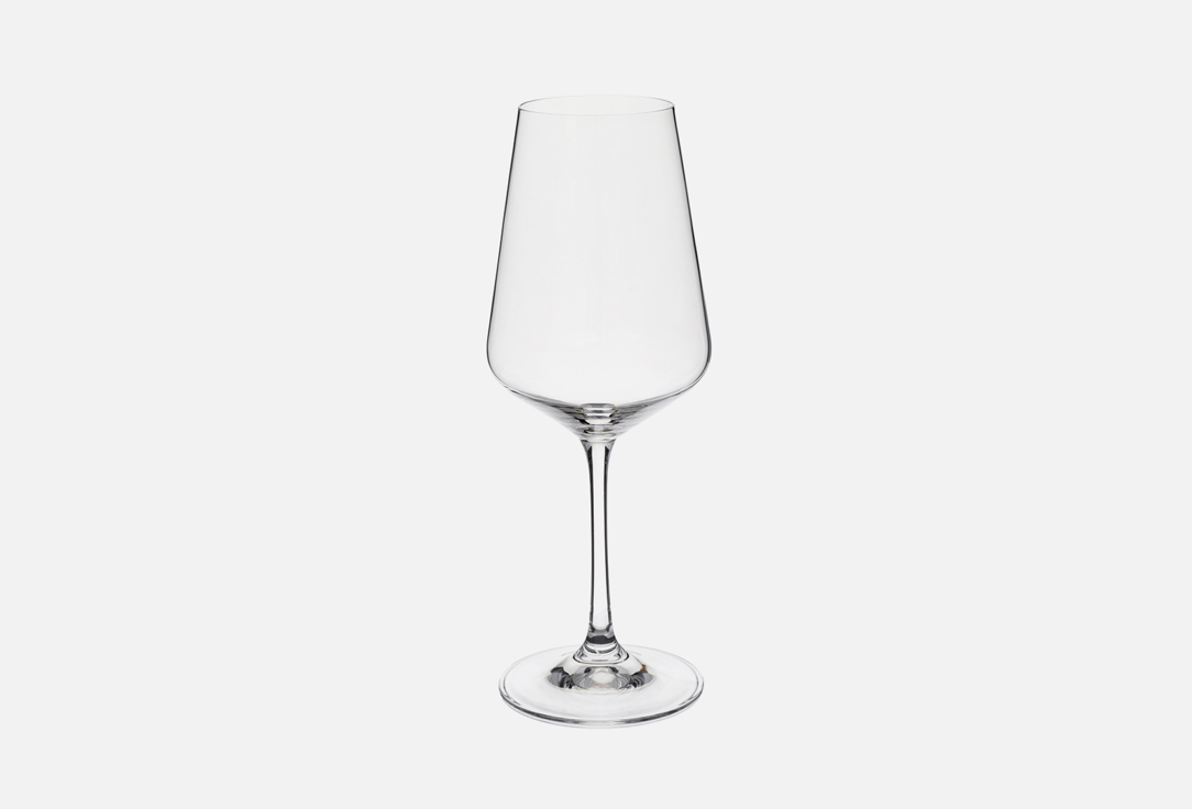 набор бокалов crystalex клаудия панто платина золото 6шт 180мл шампанское стекло Бокалы для вина CRYSTALEX Sandra 350 ml 6 шт