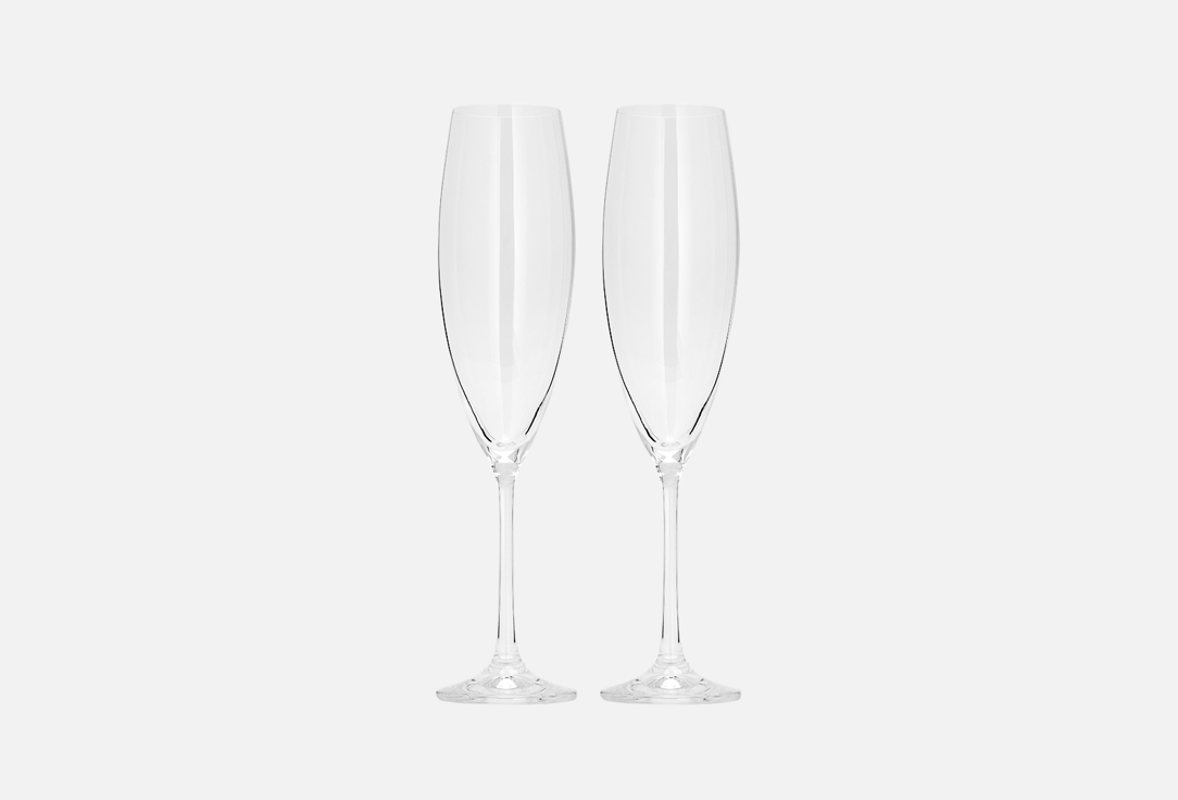 Набор бокалов для шампанского CRYSTALEX София 2 шт набор бокалов для шампанского