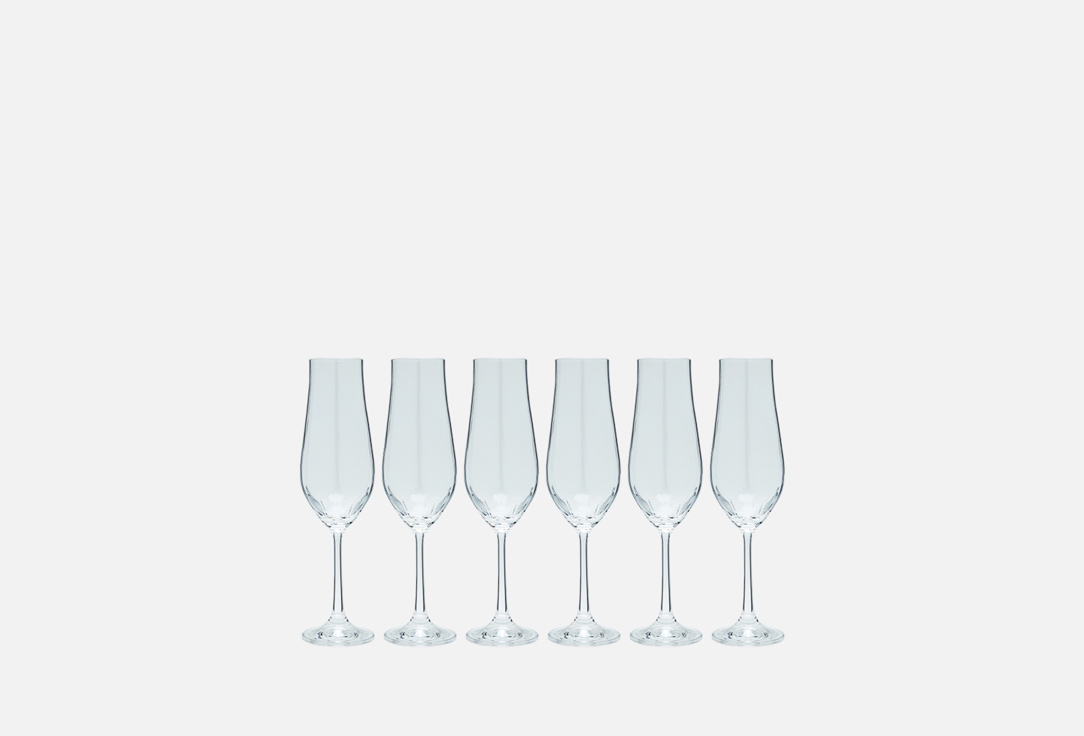 Изображение товара Бокалы для шампанского Crystalex Tulipa 170 мл комплект 6 шт