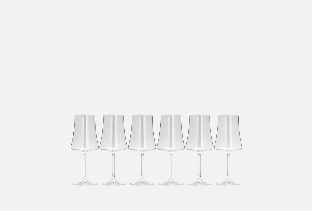 набор бокалов для вина crystalex меган 330 мл 6 шт Набор бокалов для вина CRYSTALEX Экстра 6 шт