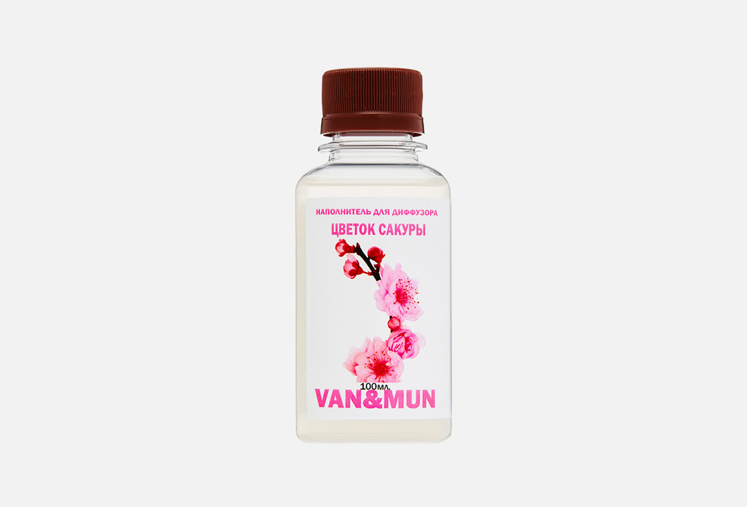Изображение товара Ароматический наполнитель для диффузора Van&mun Sakura flower 100 мл Россия