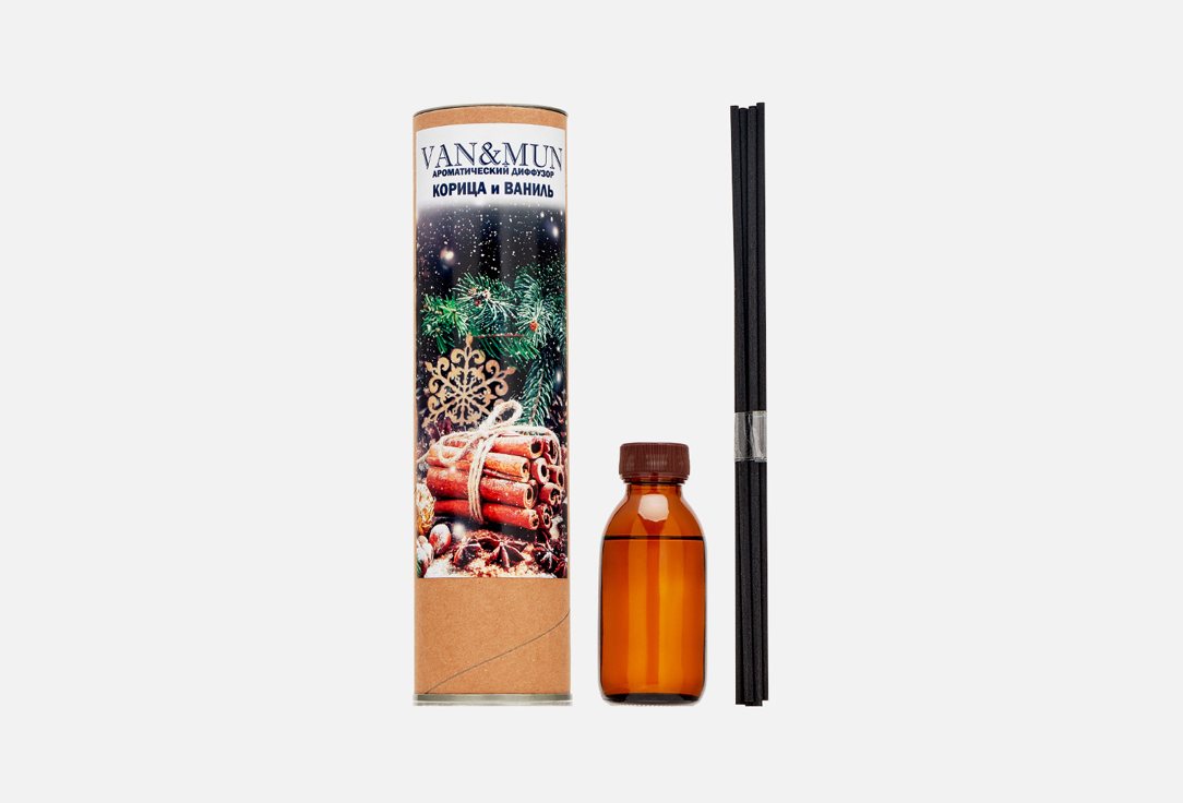 

Ароматический диффузор для дома VAN&MUN, Cinnamon and vanilla 90 мл
