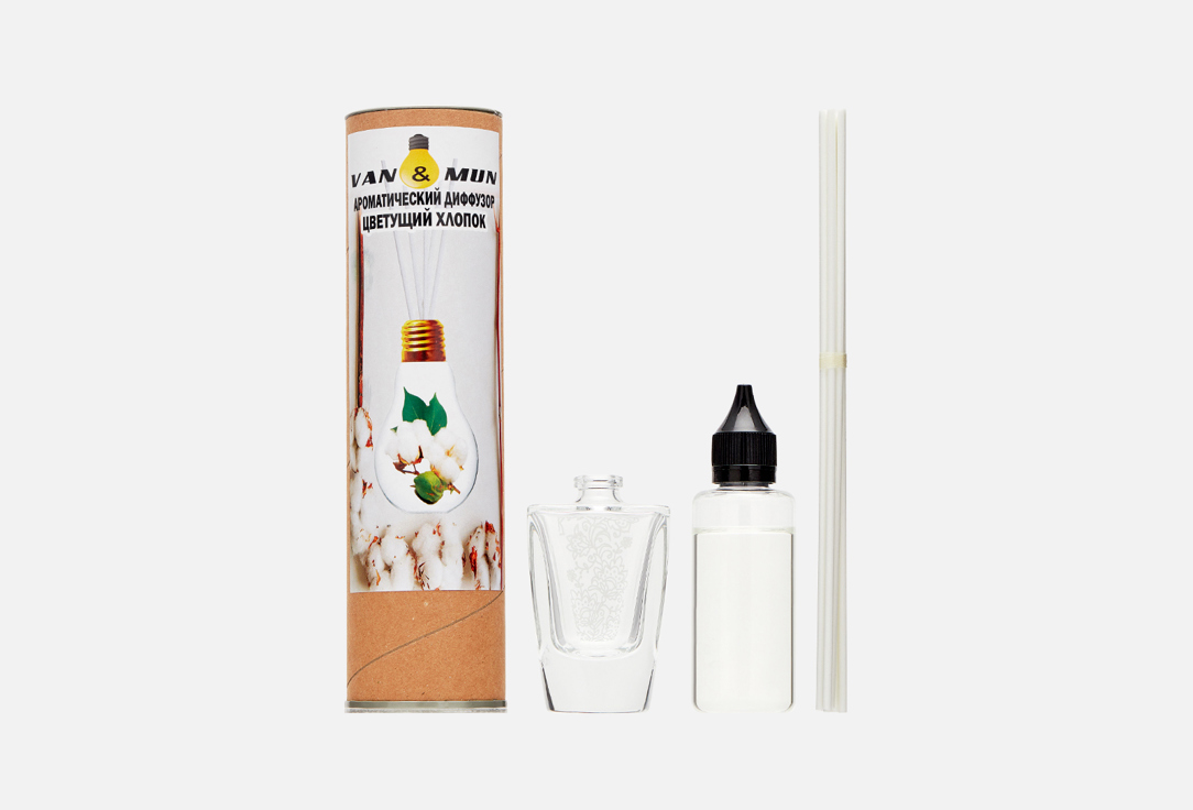 

Ароматический диффузор для дома VAN&MUN, Blooming cotton 45 мл