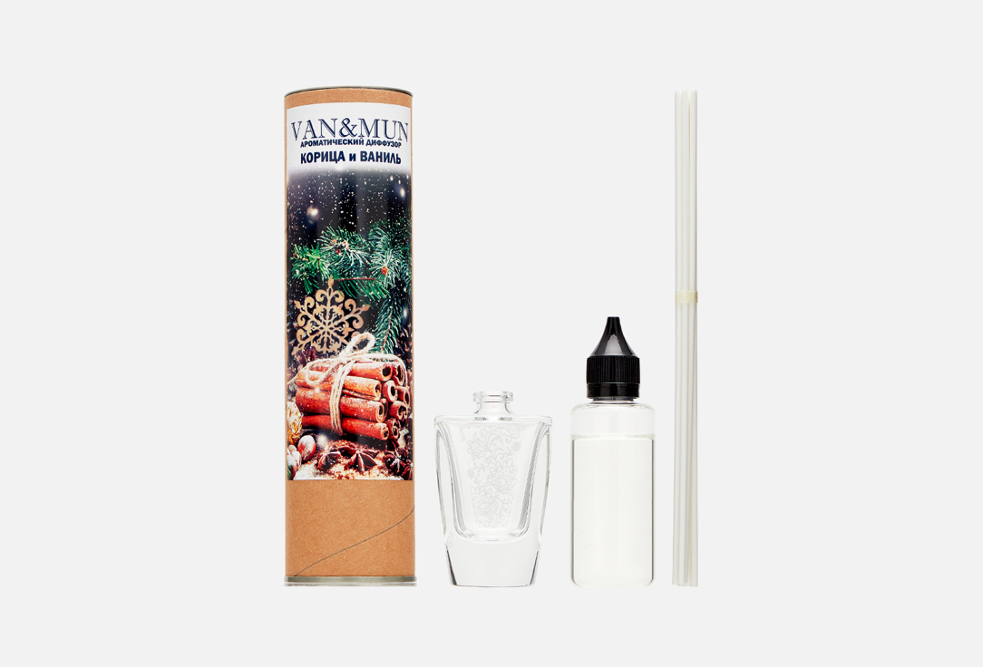 

Ароматический диффузор для дома VAN&MUN, Cinnamon and vanilla 45 мл
