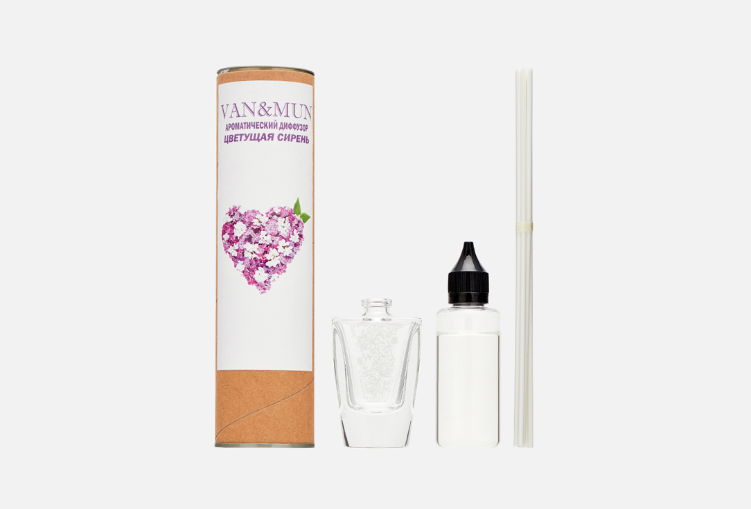 

Ароматический диффузор для дома VAN&MUN, Blooming lilac 45 мл