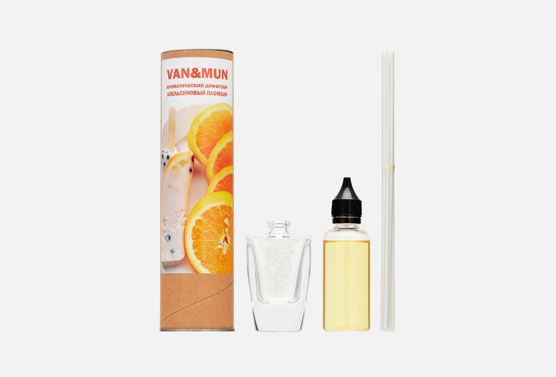 

Ароматический диффузор для дома VAN&MUN, Orange ice cream 45 мл