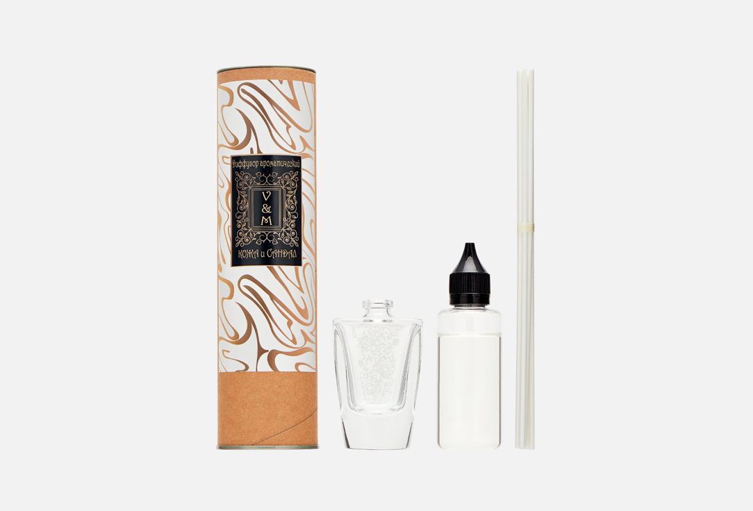 

Ароматический диффузор для дома VAN&MUN, Leather and Sandalwood 45 мл