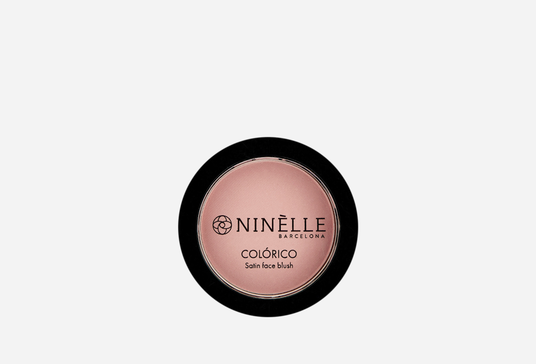 Сатиновые румяна для лица NINELLE COLORICO 409 /  матовый пыльно-розовый