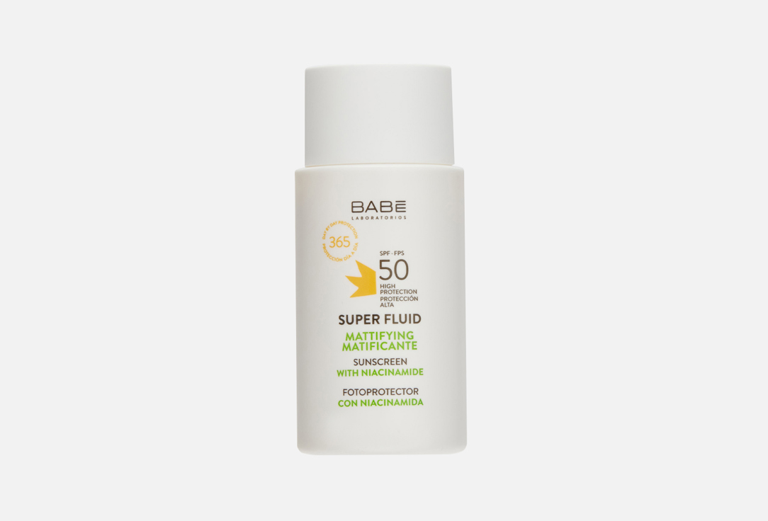 Изображение товара Солнцезащитный флюид для лица SPF 50+ Laboratorios Babe Mattifying