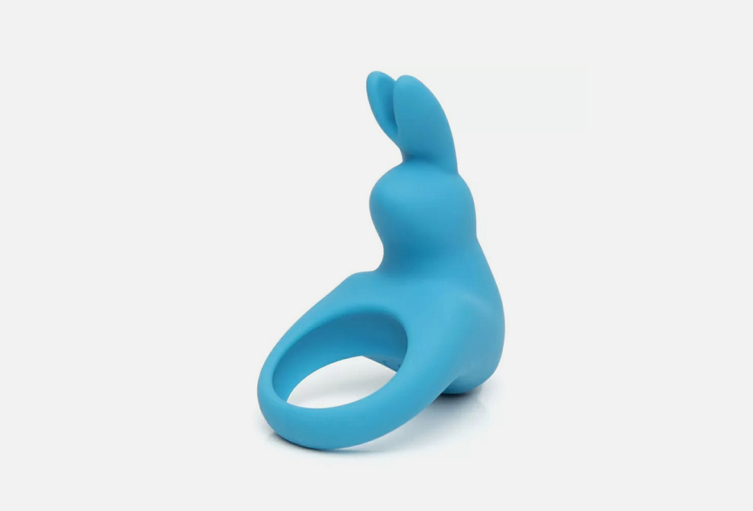 Виброкольцо Happy Rabbit синие  