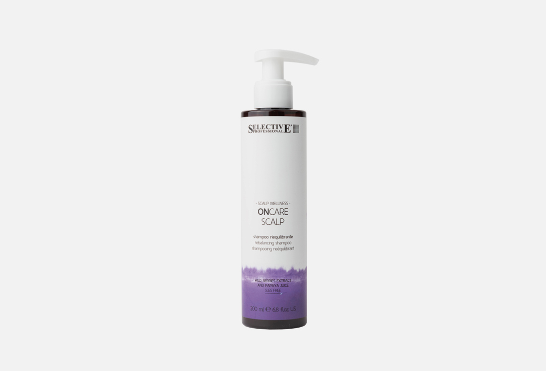 Шампунь для восстановления баланса кожи головы SELECTIVE PROFESSIONAL Rebalancing shampoo рН 5.4-5.75 200 мл